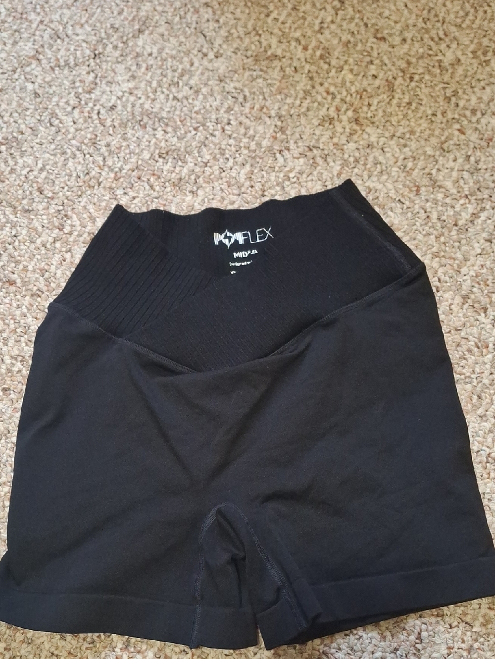 Popflex Crisscross Hourglass Midi Shorts